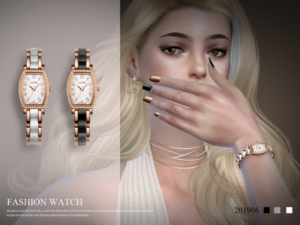 Sims 4 — S-Club LL ts4 watch 201906 by S-Club — Fashion watch, hope you like, thank you.