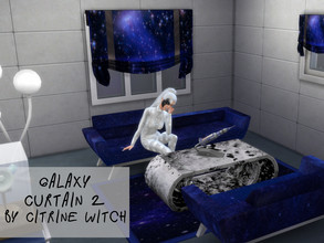 Sims 4 — Galaxy Curtain 2 by Citrine_Witch — Fun Galaxy patterned curtains for your favorite rooms! Base game compatible!