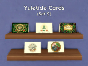 Sims 4 — Yuletide Cards (Set 2) [MESH NEEDED] by LuckiSelki — 