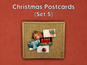 Sims 4 — Christmas Postcards (Set 5) by LuckiSelki — 