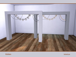 Sims 4 — Kristen. Decorative Panel by soloriya — Decorative panel with beads and ropes. Part of Kristen set. 4 color
