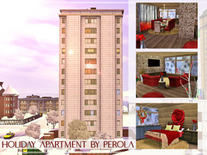 Sims 3 — Holiday Apartment by perolasims — Fabulous apartment with two bedrooms, two bathrooms and more: - two bedroom; -