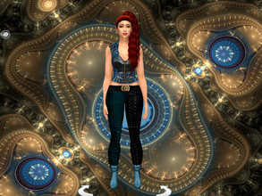 Sims 4 — Steampunk CAS Background 01 by Kirathiel — Steampunk-inspired CAS Background Custom CAS background that replaces