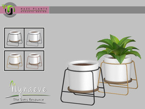 Sims 4 — Haze Flowerpot V5 by NynaeveDesign — Haze Plants - Flowerpot V5 Found Under: Decor - Plants Price: 72 Tiles: 1x1