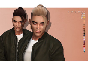 Sims 4 — Nightcrawler-Baddie (HAIR) by Nightcrawler_Sims — NEW HAIR MESH T/E Smooth bone assignment All lods 22colors