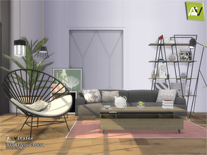 Sims 4 — Ilum Living Room by ArtVitalex — - Ilum Living Room - ArtVitalex@TSR, Jan 2020 - All objects three has a