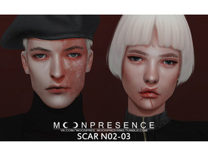 Sims 4 — Scar N02-03 by Moon_Presence — Scar N02 - all genders; - all ages; - base game compatible; - HQ mod compatible;