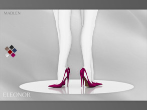 Sims 4 — Madlen Eleonor Shoes by MJ95 — Mesh modifying: Not allowed. Recolouring: Allowed (Please link the mesh in the