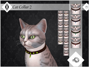 Sims 4 — Cat Collar 2 - EP04 Needed by AleNikSimmer — Collar I made for cat familiars to go along with my crystal