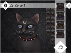 Sims 4 — Cat Collar 3 - EP04 Needed by AleNikSimmer — Second version of my crystal collar inspired by Realm of Magic.