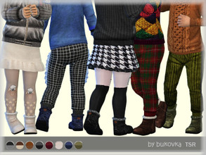 Sims 4 — Winter Boots  by bukovka — Boots for babies of both sexes. Installed independently. New mesh included, suitable