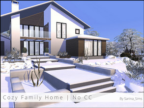 Sims 4 — Cozy Family Home - No CC by Sarina_Sims — A cozy and modern house for a family with children. Specials: -