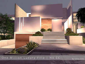 Sims 4 — One Million Luxury Villa - No CC by Sarina_Sims — An extremely large and expensive luxury villa with lots of