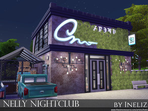 Sims 4 — Nelly Nightclub by Ineliz — Nelly Nightclub was once an industrial warehouse, that was converted to a place of