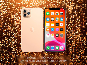 Sims 4 — IPHONE 11 PRO MAX GOLD by Jul_Haos — A great replacement for your characters ' standard game phone. Make your