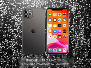 Sims 4 — IPHONE 11 PRO MAX GRAY by Jul_Haos — A great replacement for your characters ' standard game phone. Make your