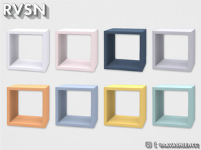 Sims 4 — Do It Your-Shelf Modular Cubby  - C1 by RAVASHEEN — The essential piece of the 'Do It Your-Shelf' series is the