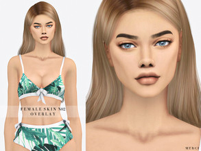 Sims 4 — Female Skin N02 Overlay by -Merci- — Overlay version of Female Skin N02 -Skin for female sims and it comes 4