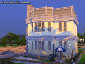 Sims 4 — MB-A_Bit_of_Sunshine by matomibotaki — Tiny victorian family home for your Sims. A bit romantic feeling every