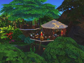 Sims 4 — Sulani Tree Hut, a conservationist sanctuary by Nycaea — 'So your steps have taken you to the heart of Mua