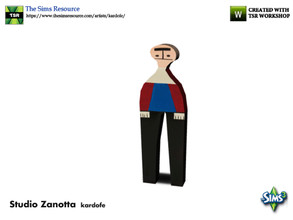 Sims 3 — kardofe_ Studio Zanotta_Doll by kardofe — Small decorative figure