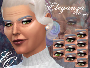 Sims 4 — Eleganza Eyes by EvilQuinzel — - Body Paint category; - Female and male; - Teen + ; - Humans, aliens, vampires,