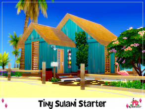Sims 4 — Tiny Sulani Starter - Nocc by sharon337 — Tier 2 - Tiny Home 30 x 20 lot. Value $15,272 It has: Kitchen / Living