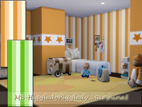 Sims 4 — MB-HiggledyPiggledy_Starshine3 by matomibotaki — MB-HiggledyPiggledy_Starshine3, lovely wallpaper for the kids