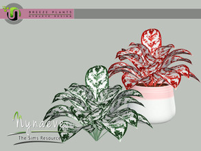 Sims 3 — Breeze Aglaonema Plant by NynaeveDesign — Breeze Plants - Aglaonema Found Under: Decor - Plants Price: 71 Tiles: