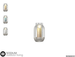 Sims 4 — Sodium Candle Jar Big by wondymoon — - Sodium Outdoor Living - Candle Jar Big - Wondymoon|TSR - Creations'2020