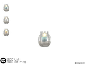 Sims 4 — Sodium Candle Jar Small by wondymoon — - Sodium Outdoor Living - Candle Jar Small - Wondymoon|TSR -