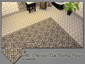 Sims 4 — MB-TrendyTile_EloraFloor by matomibotaki — MB-TrendyTile_EloraFloor, elegant tile floor , part of the set -