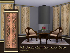 Sims 4 — MB-OpulentWallwear_ArtDeco by matomibotaki — MB-OpulentWallwear_ArtDeco, elegant wallpaper with golden