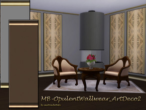 Sims 4 — MB-OpulentWallwear_ArtDeco2 by matomibotaki — MB-OpulentWallwear_ArtDeco2, elegant wallpaper with solid color,