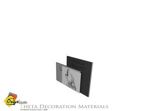 Sims 4 — Theta Note And Draw Books by Onyxium — Onyxium@TSR Design Workshop Decorative Collection | Belong To The 2020
