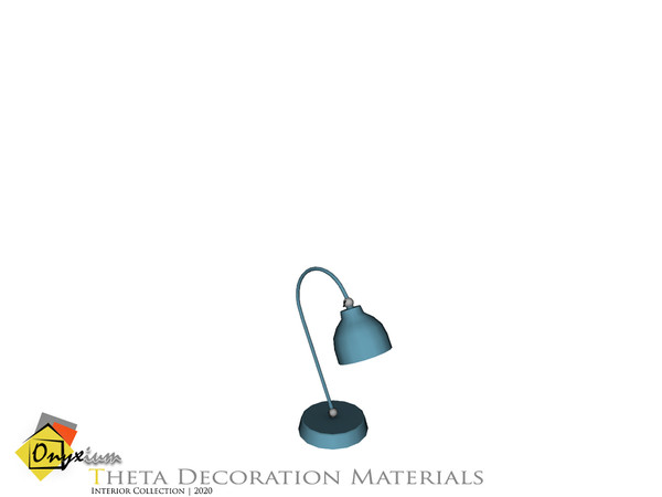 Sims 4 — Theta Table Lamp by Onyxium — Onyxium@TSR Design Workshop Decorative Collection | Belong To The 2020 Year