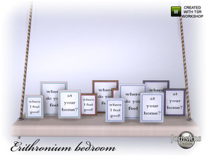 Sims 4 — Erithronium bedroom part 2 frame deco by jomsims — Erithronium bedroom part 2 frame deco
