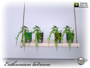Sims 4 — Erithronium bedroom part 2 plant for shelf 1 by jomsims — Erithronium bedroom part 2 plant for shelf 1