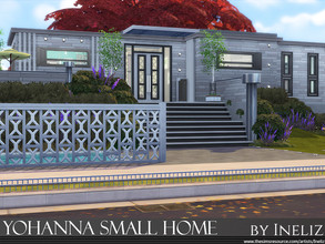 Sims 4 — Yohanna Small Home by Ineliz — This small house has only one bedroom and one bathroom. Ideal for inspiring