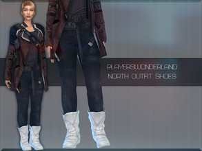 Sims 4 — Detroit: Become Human - North Outfit Final SHOES by PlayersWonderland — _HQ _Custom thumbnail _All LOD's