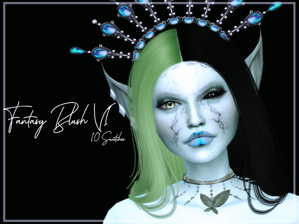 Sims 4 — Fantasy Blush V1 by Reevaly — 10 Swatches. Teen to Elder. For Male and Female. Works with all Skins and