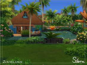Sims 4 — Zoutelande by Silerna — Zoutelande is a small fishershut (before Tiny living was released) with a beautiful lake