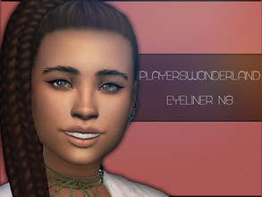 Sims 4 — Eyeliner N8 by PlayersWonderland — _HQ _Handdrawn _Custom thumbnail
