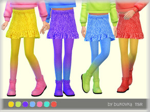 Sims 4 — Boot childs F by bukovka — Shoes for girls, children. They are installed independently, my new mesh is turned