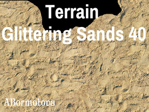 Sims 4 — Terrain Glittering Sands 40 by abormotova2 — Terrain set of glittering sands for Sim beaches, and private ponds.