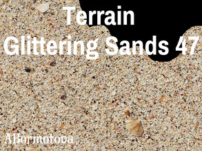Sims 4 — Terrain Glittering Sands 47 by abormotova2 — Terrain set of glittering sands for Sim beaches, and private ponds.