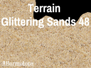 Sims 4 — Terrain Glittering Sands 48 by abormotova2 — Terrain set of glittering sands for Sim beaches, and private ponds.