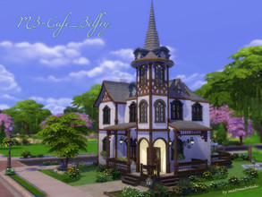 Sims 4 — MB-Cafe_Belfry   by matomibotaki — You love coffee ,cakes, and sweets? Come in and enjoy the cozy cafe belfry .