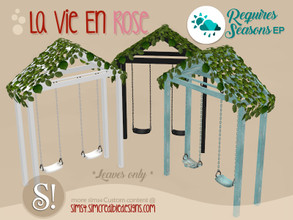Sims 4 — La vie en rose swing leaves *SEASONS required* by SIMcredible! — SEASONS EP required by SIMcredibledesigns.com