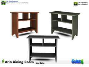 Sims 4 — kardofe_Aria Dining Room_Auxiliary table by kardofe — Small auxiliary shelf, to put things from the dining room
